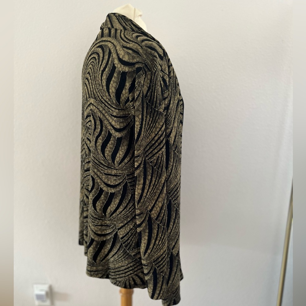 JM Collection Shell/Cardigan One-Piece - Picture 4 of 7